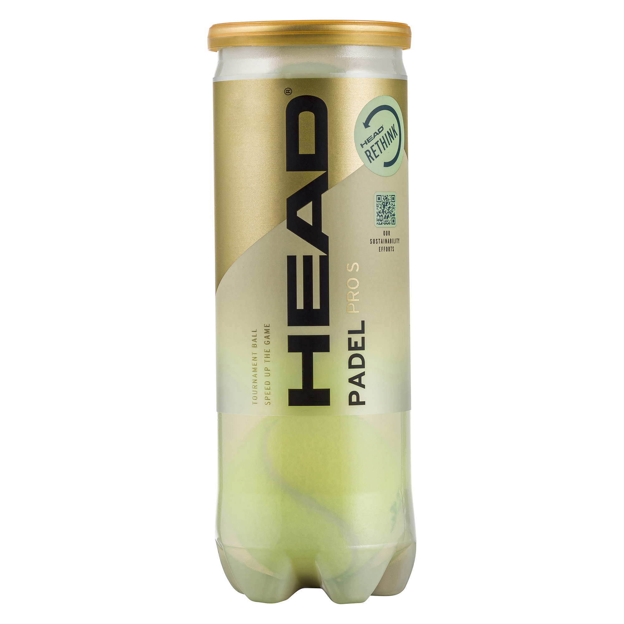 Head Padel Pro S Balls (1 tube of 3 balls)