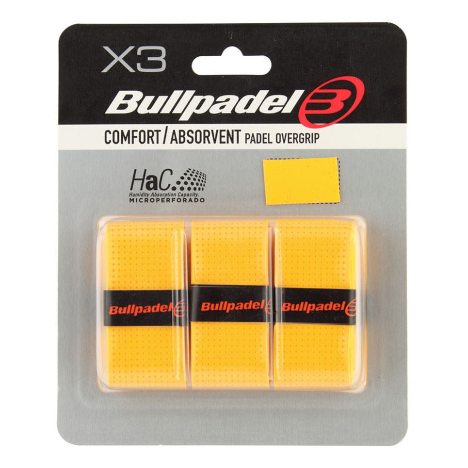 Bullpadel Comfort and Absorbent Overgrips (3-pack)