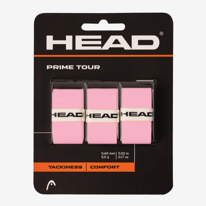 Head Prime Tour Overgrips 3-pack (Pink)